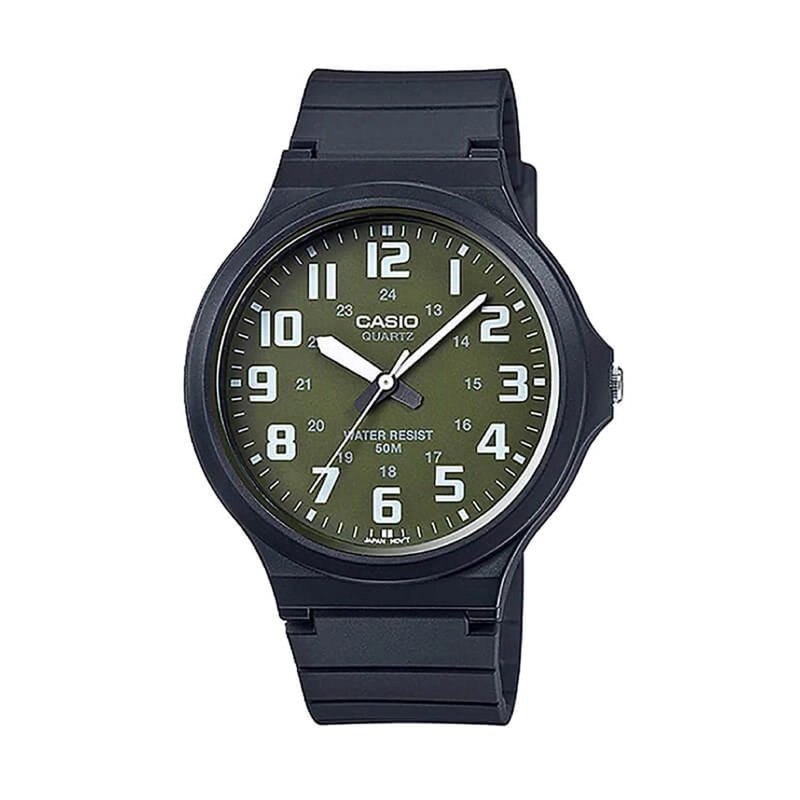 RELOJ CASIO HOMBRE ANALOGICO MW-240-3BV - 1