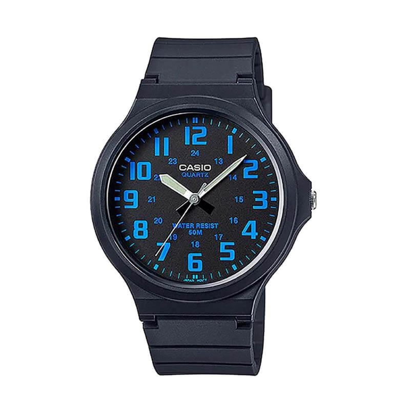 RELOJ CASIO HOMBRE ANALOGICO MW-240-2BV - 1