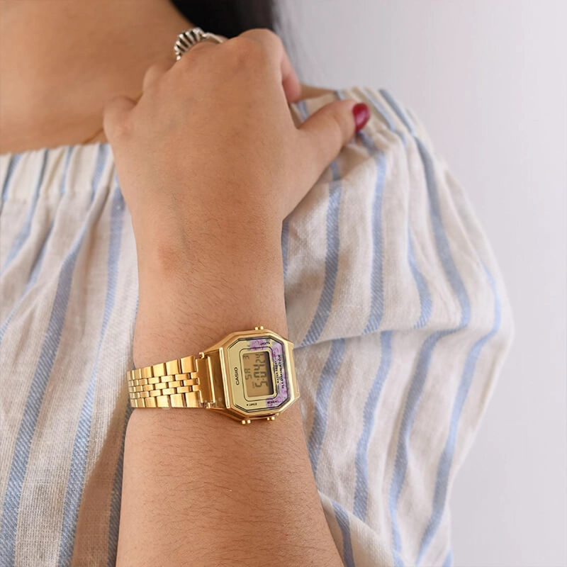 RELOJ CASIO MUJER DIGITAL LA-680WGA-4C - 1