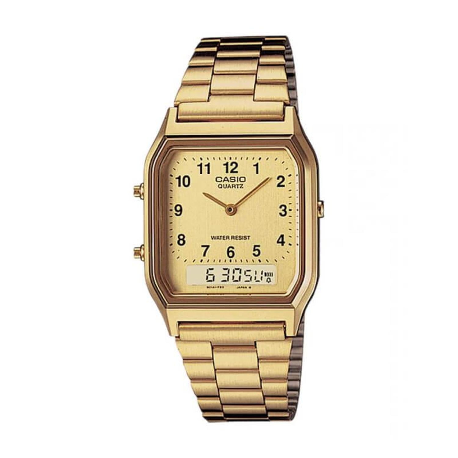 RELOJ CASIO UNISEX ANALOGICO AQ-230GA-9B - 1
