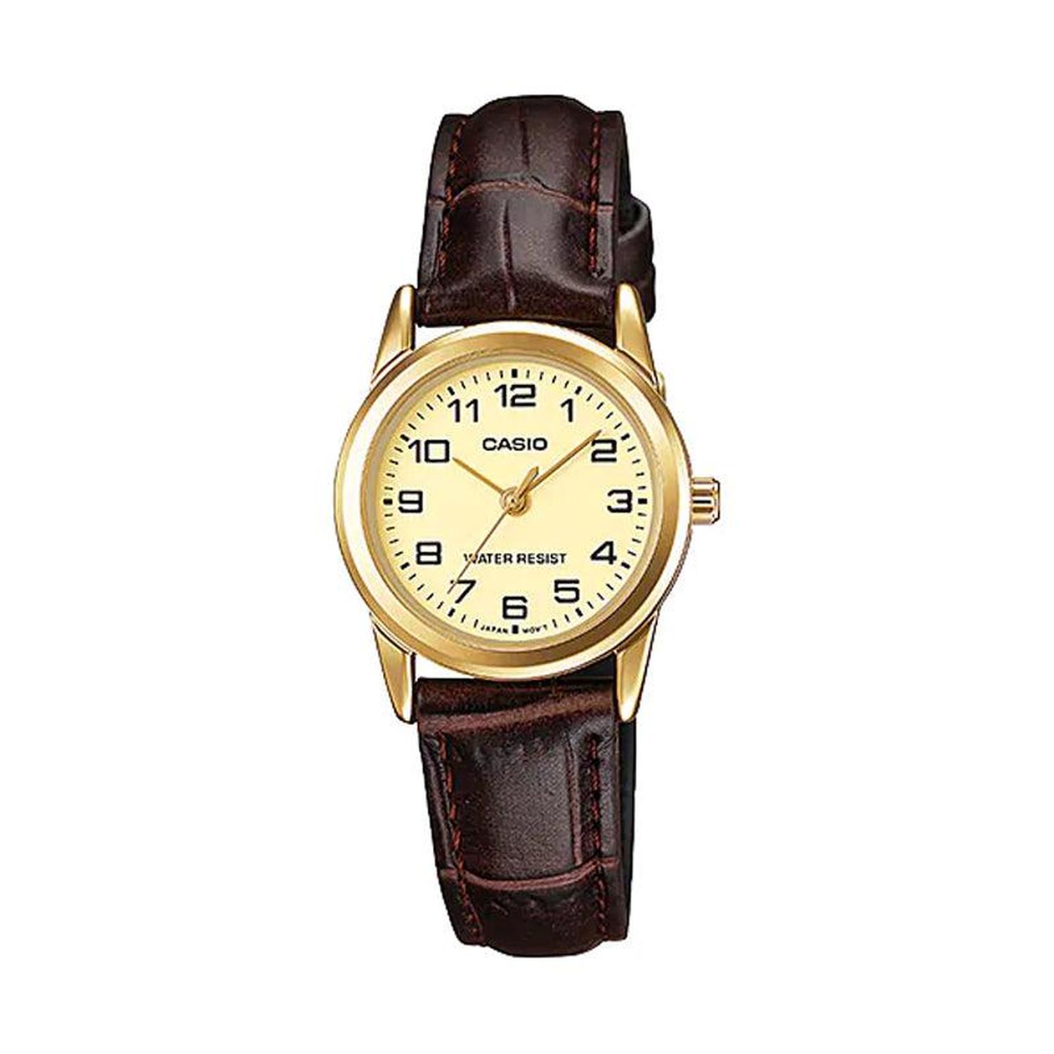 Casio Damenuhr Ltp-V001Gl-9B – Elegante Quarzuhr Mit 31 Mm Gehäuse | Japanisches Uhrwerk