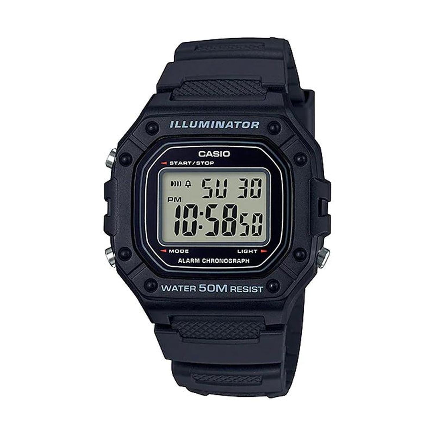 RELOJ CASIO HOMBRE DIGITAL W-218H-1AV - 1