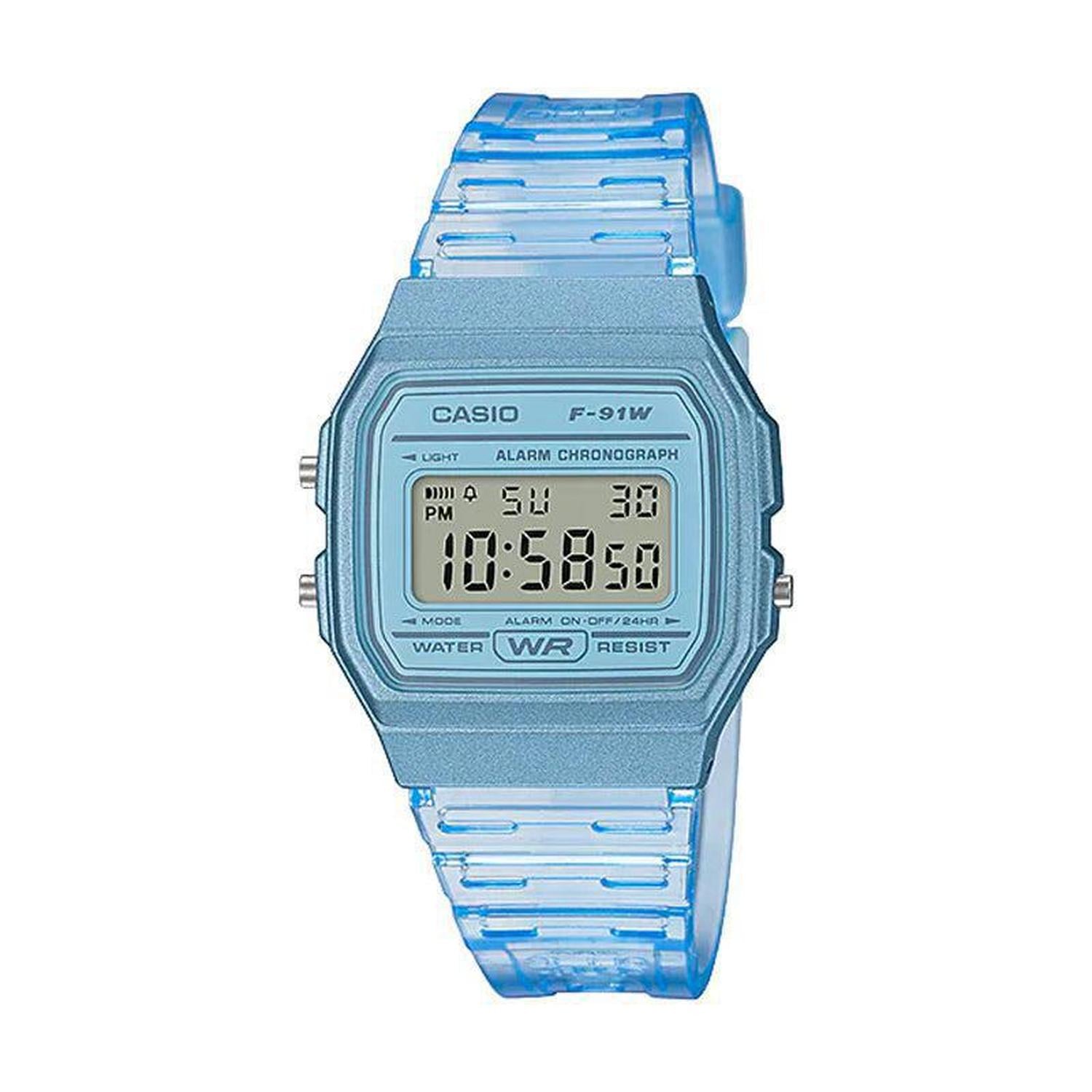 RELOJ CASIO UNISEX DIGITAL F-91WS-2D - 1