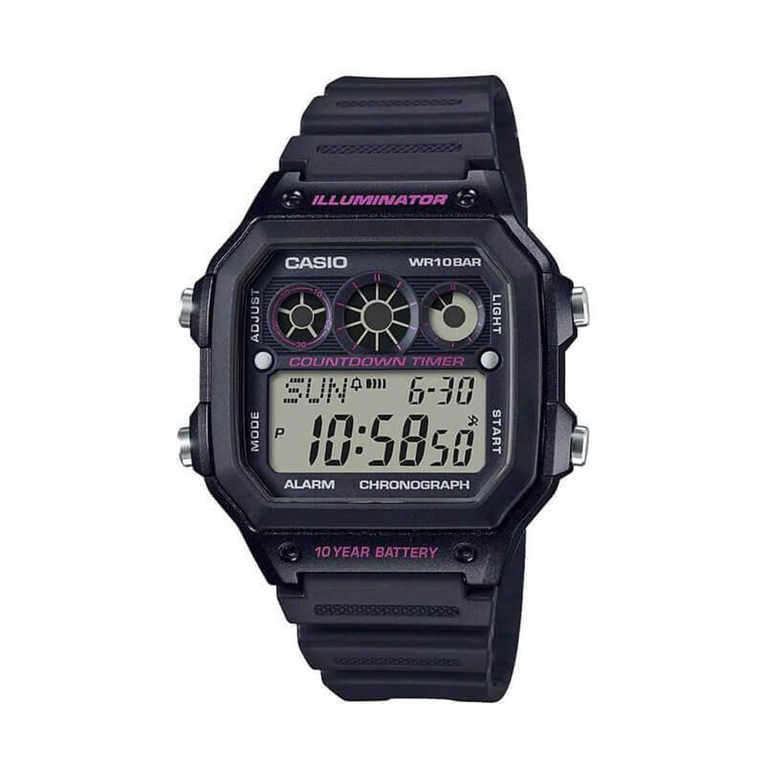 RELOJ CASIO UNISEX DIGITAL AE-1300WH-1A2V - 1