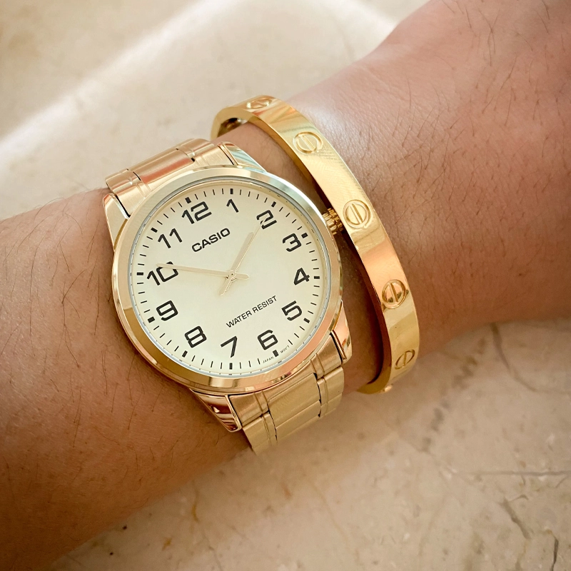 RELOJ CASIO HOMBRE ANALOGICO MTP-V001G-9B - 3