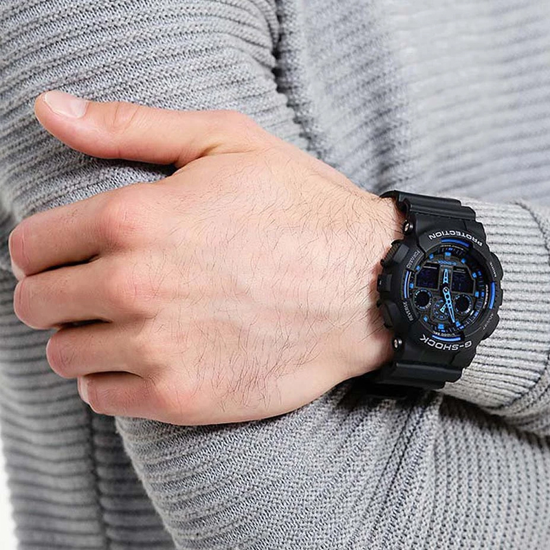 RELOJ G-SHOCK HOMBRE DIGITAL GA-100-1A2DR - 4