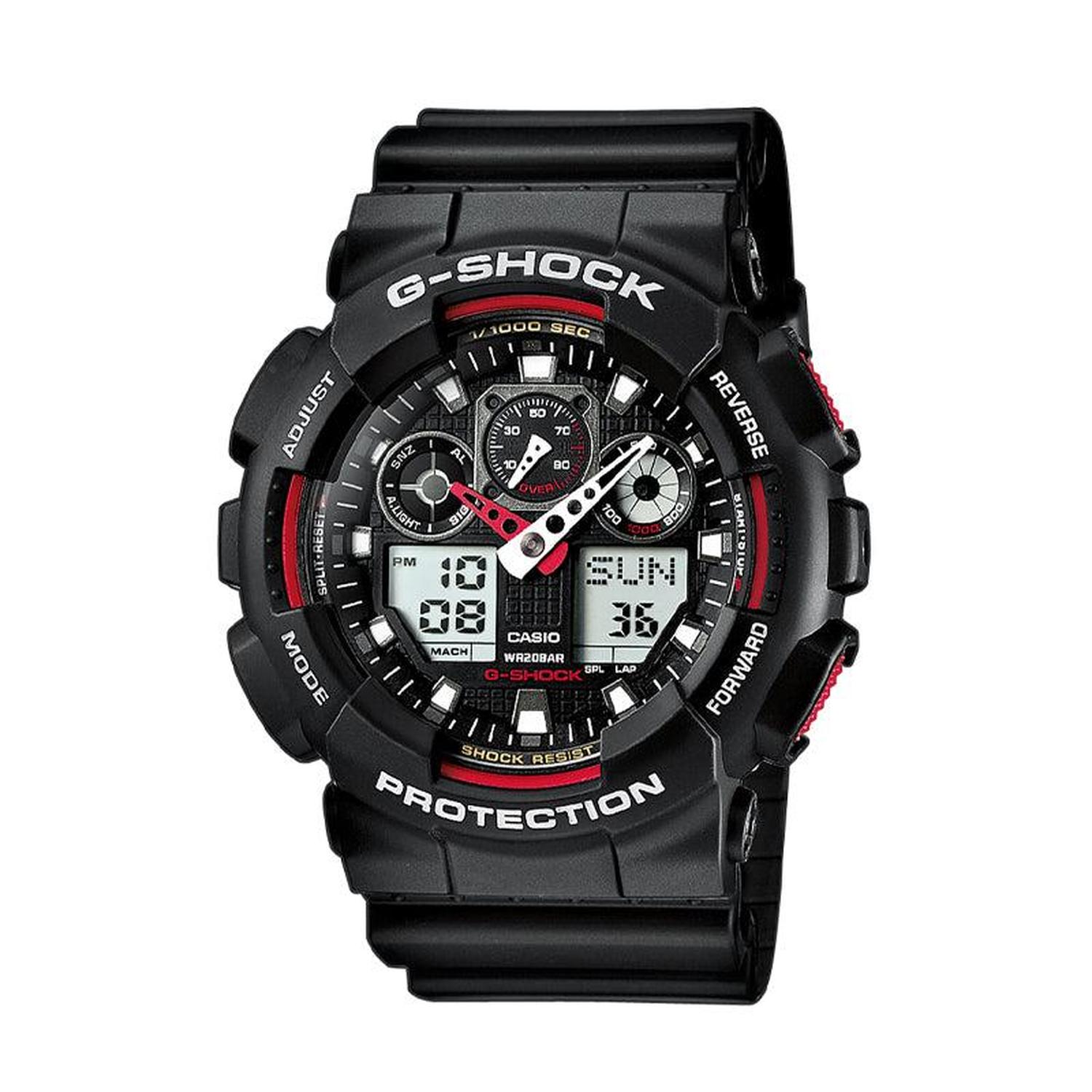 RELOJ G-SHOCK HOMBRE ANALOGICO GA-100-1A4DR - 1
