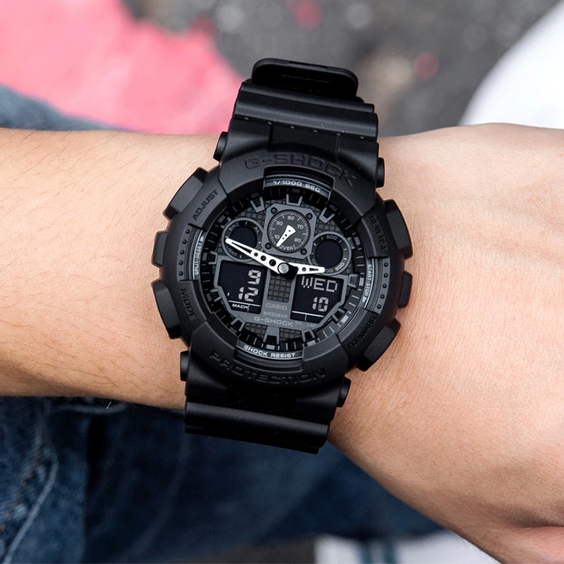 RELOJ G-SHOCK HOMBRE DIGITAL-ANALOGICO GA-100-1A1DR - 4