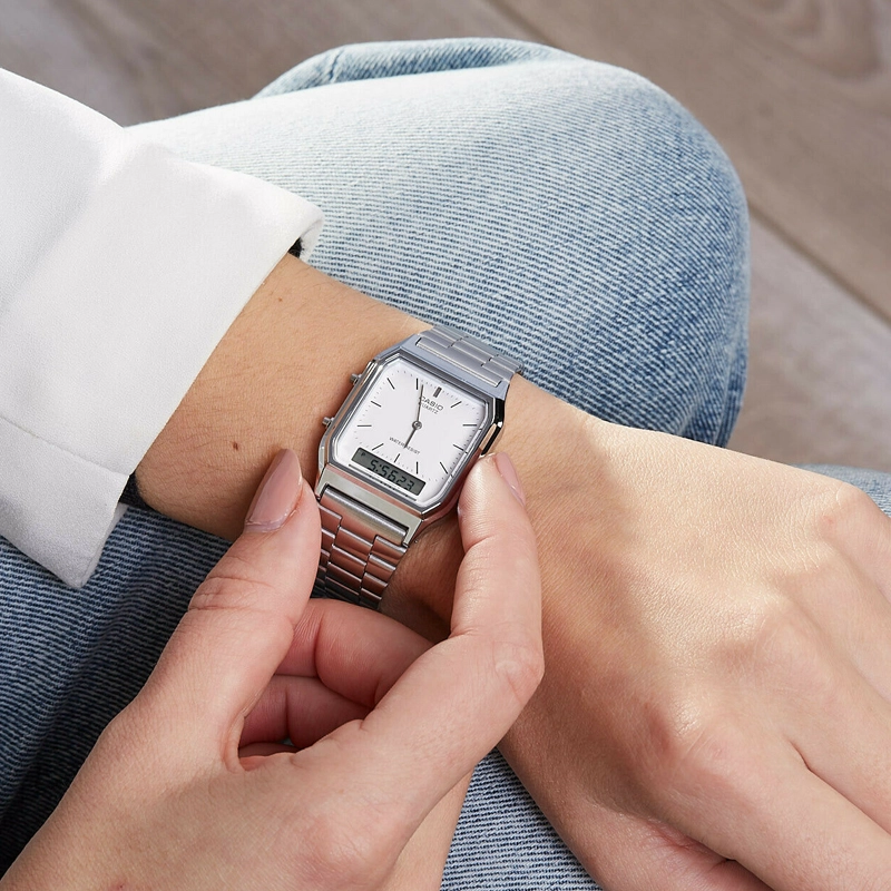 RELOJ CASIO UNISEX ANALOGICO AQ-230A-7D - 3
