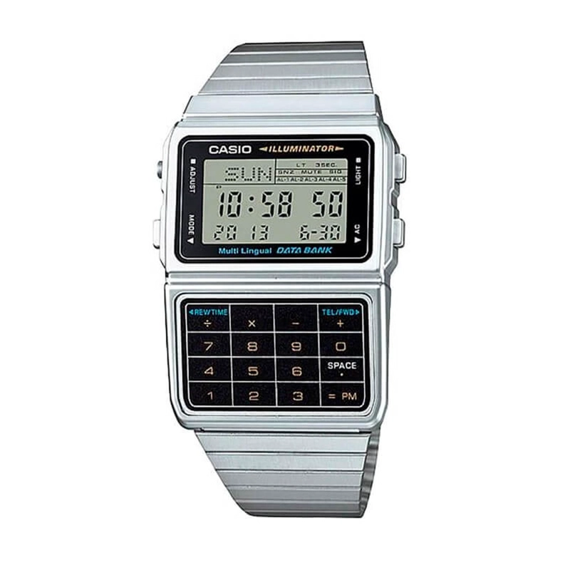 RELOJ CASIO HOMBRE DBC-611-1 CALCULADORA - 1