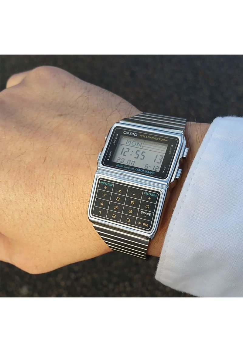 RELOJ CASIO HOMBRE DBC-611-1 CALCULADORA - 4