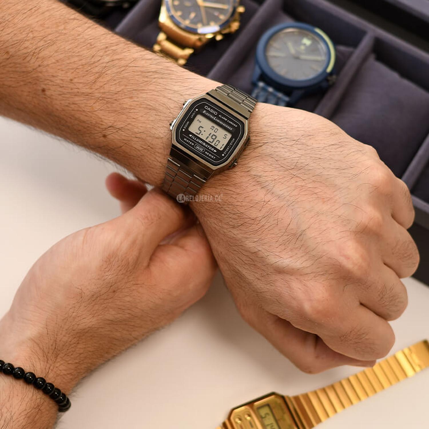 RELOJ CASIO UNISEX DIGITAL A-168WGG-1A - 2