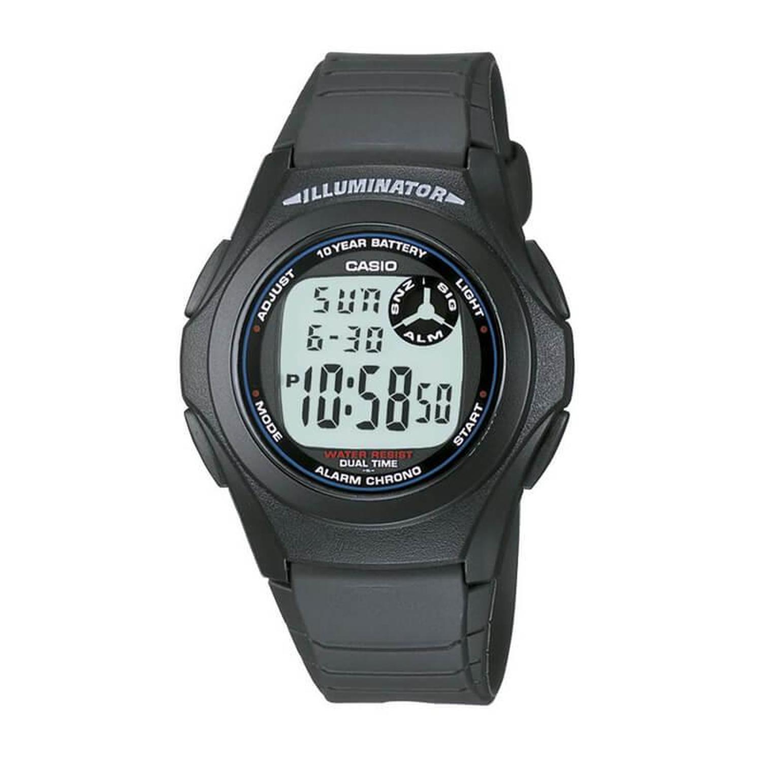 RELOJ CASIO UNISEX DIGITAL F-200W-1A - 1