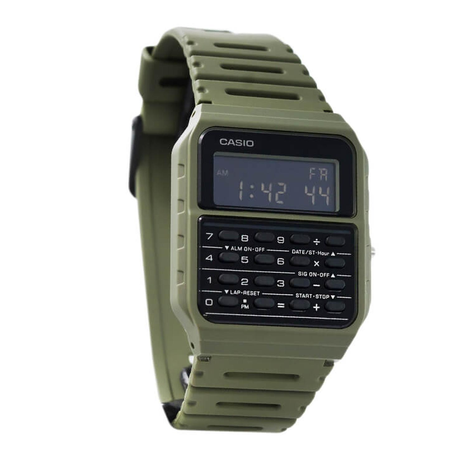 RELOJ CASIO HOMBRE CA-53WF-3B CALCULADORA - 4