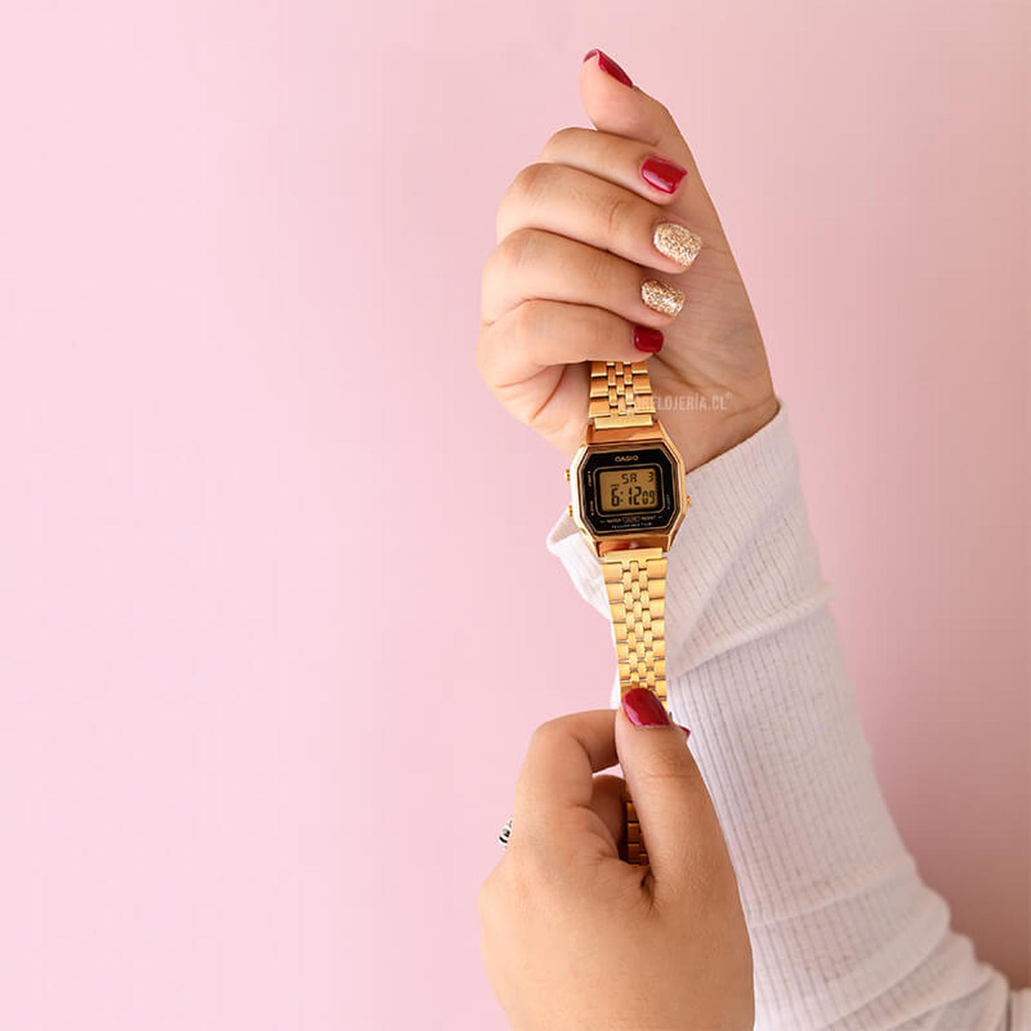RELOJ CASIO MUJER DIGITAL LA-680WGA-1DF - 3