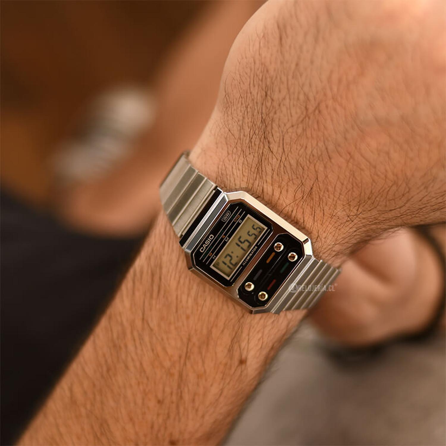 RELOJ CASIO UNISEX DIGITAL A100WE-1A - 2