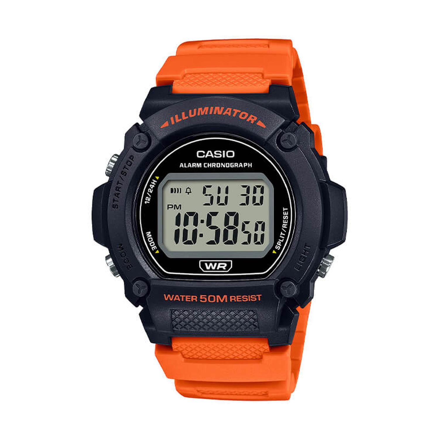 RELOJ CASIO UNISEX DIGITAL W-219H-4AV - 1