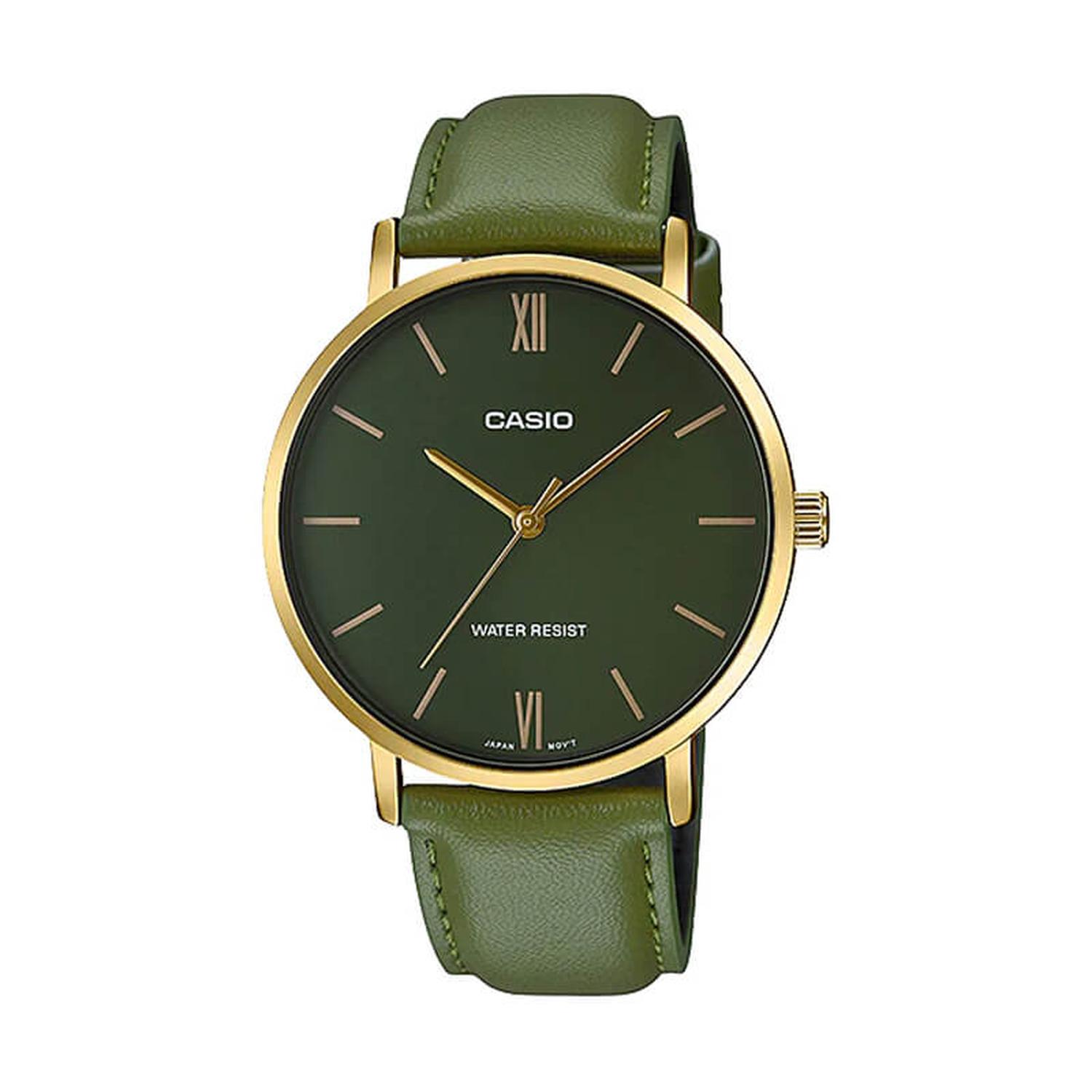 RELOJ CASIO HOMBRE ANALOGICO MTP-VT01GL-3B - 1