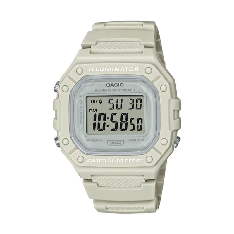 RELOJ CASIO UNISEX DIGITAL W218HC8AV - 1
