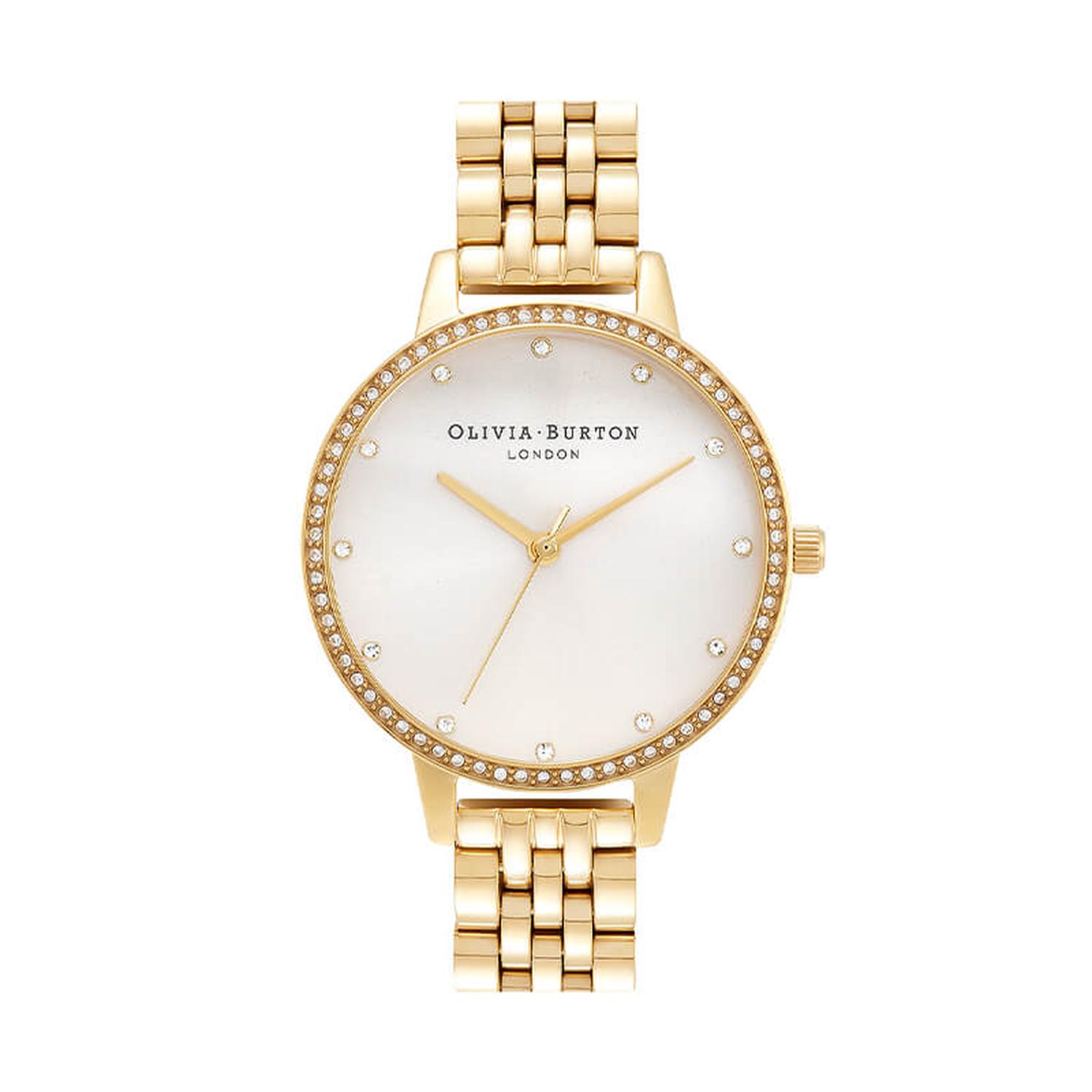 Olivia Burton Orologio Donna Rosa OB16AN04 - Collezione Groovy Blooms, Cinturino In Eco-pelle, Quadrante Floreale
