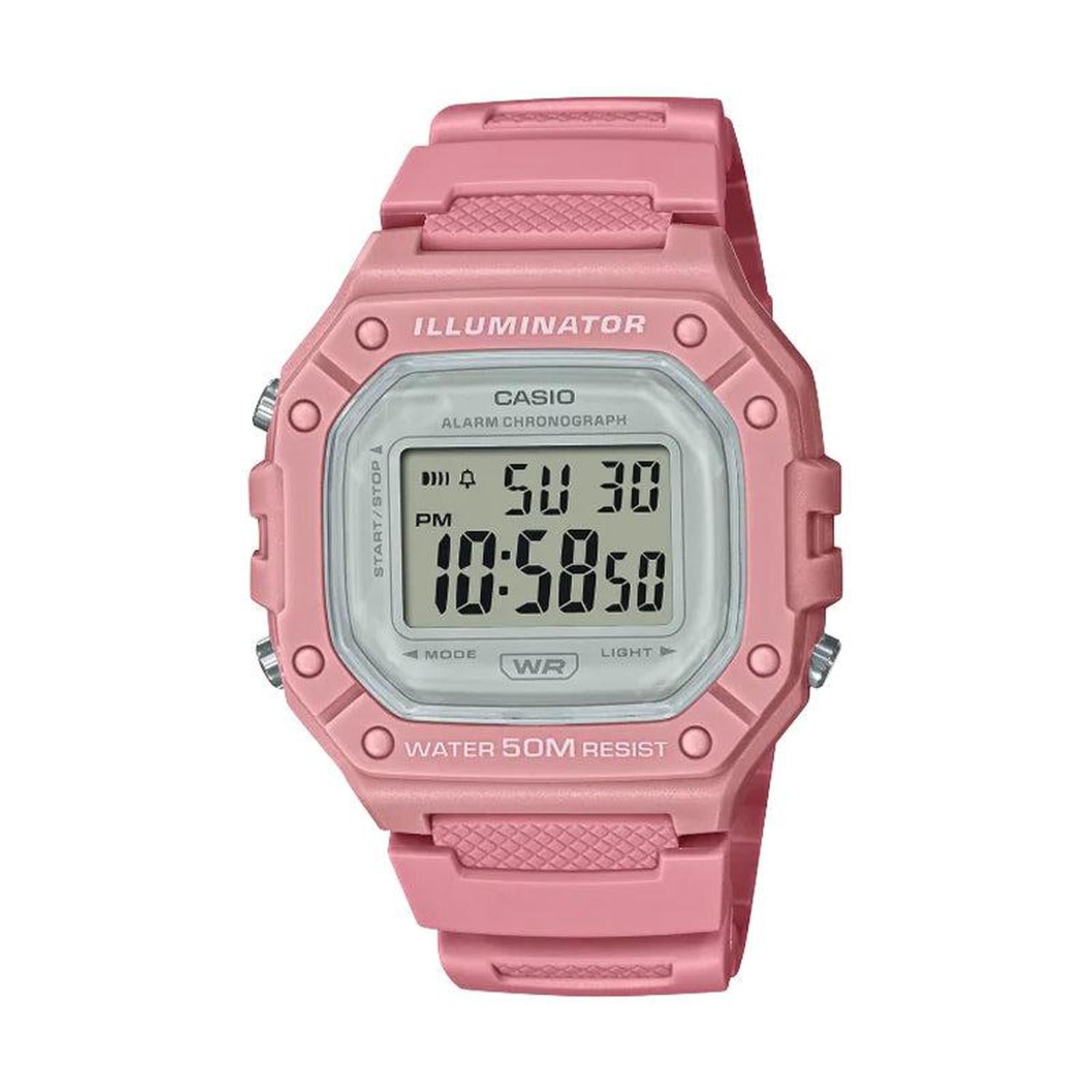 RELOJ CASIO MUJER DIGITAL W-218HC-4AV - 1
