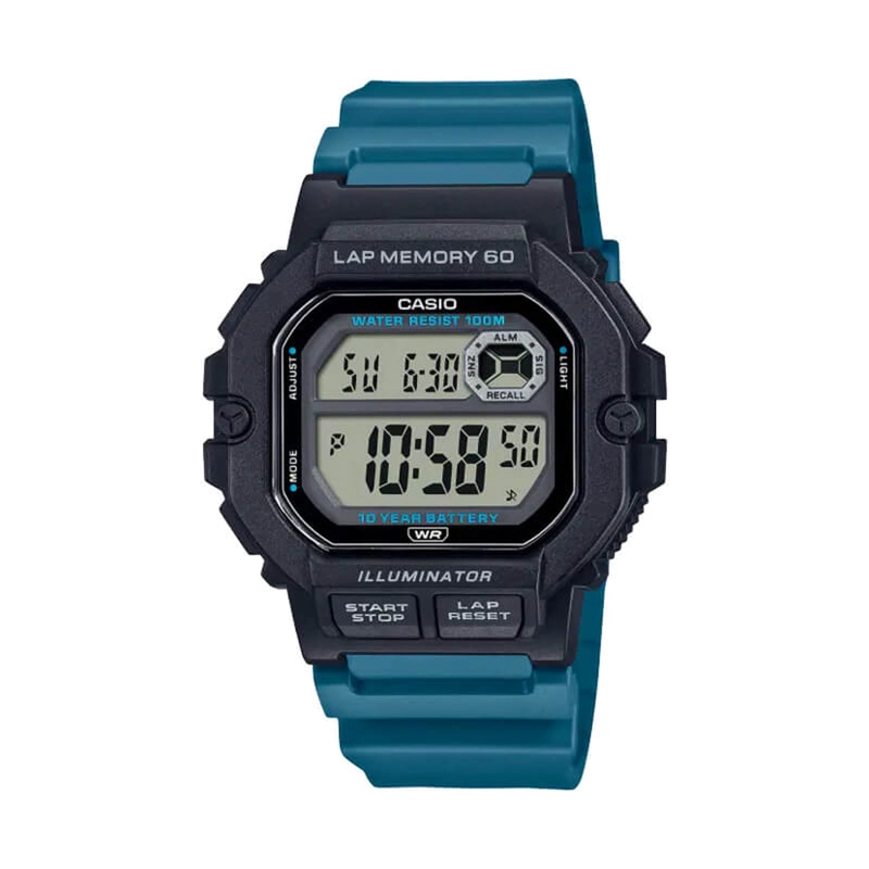 RELOJ CASIO UNISEX DIGITAL WS-1400H-3AV - 1