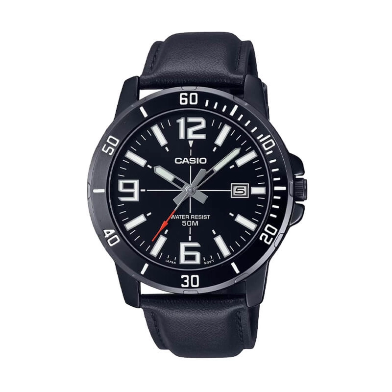RELOJ CASIO HOMBRE ANALOGICO MTP-VD01BL-1BV - 1