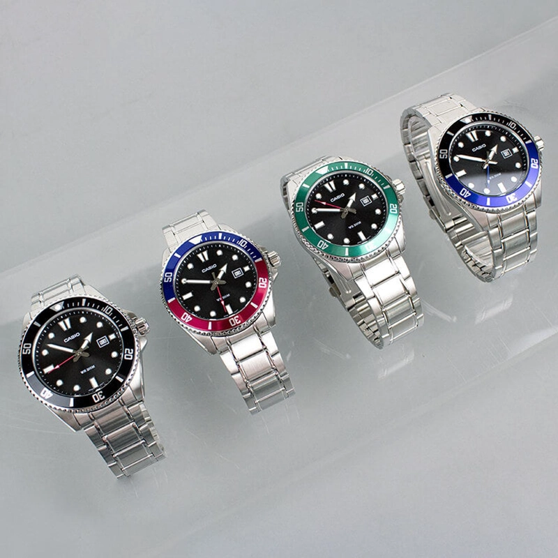 RELOJ ANALOGO CASIO HOMBRE MDV-107D-1A3V - 2