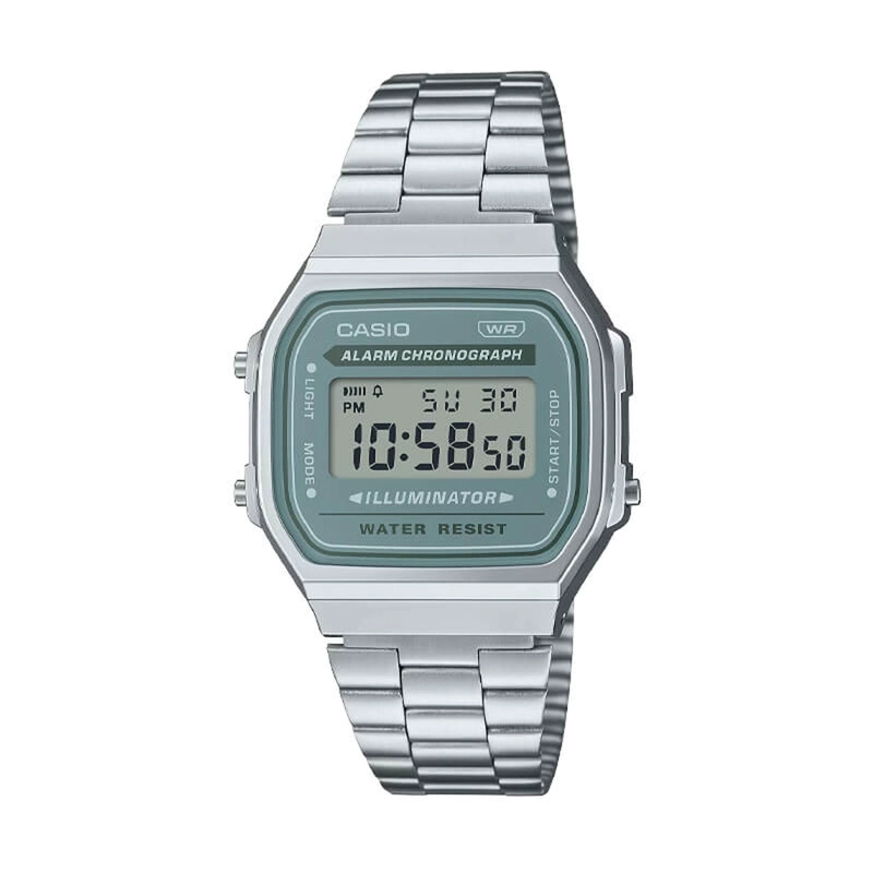 RELOJ DIGITAL CASIO UNISEX A-168WA-3AY - 1