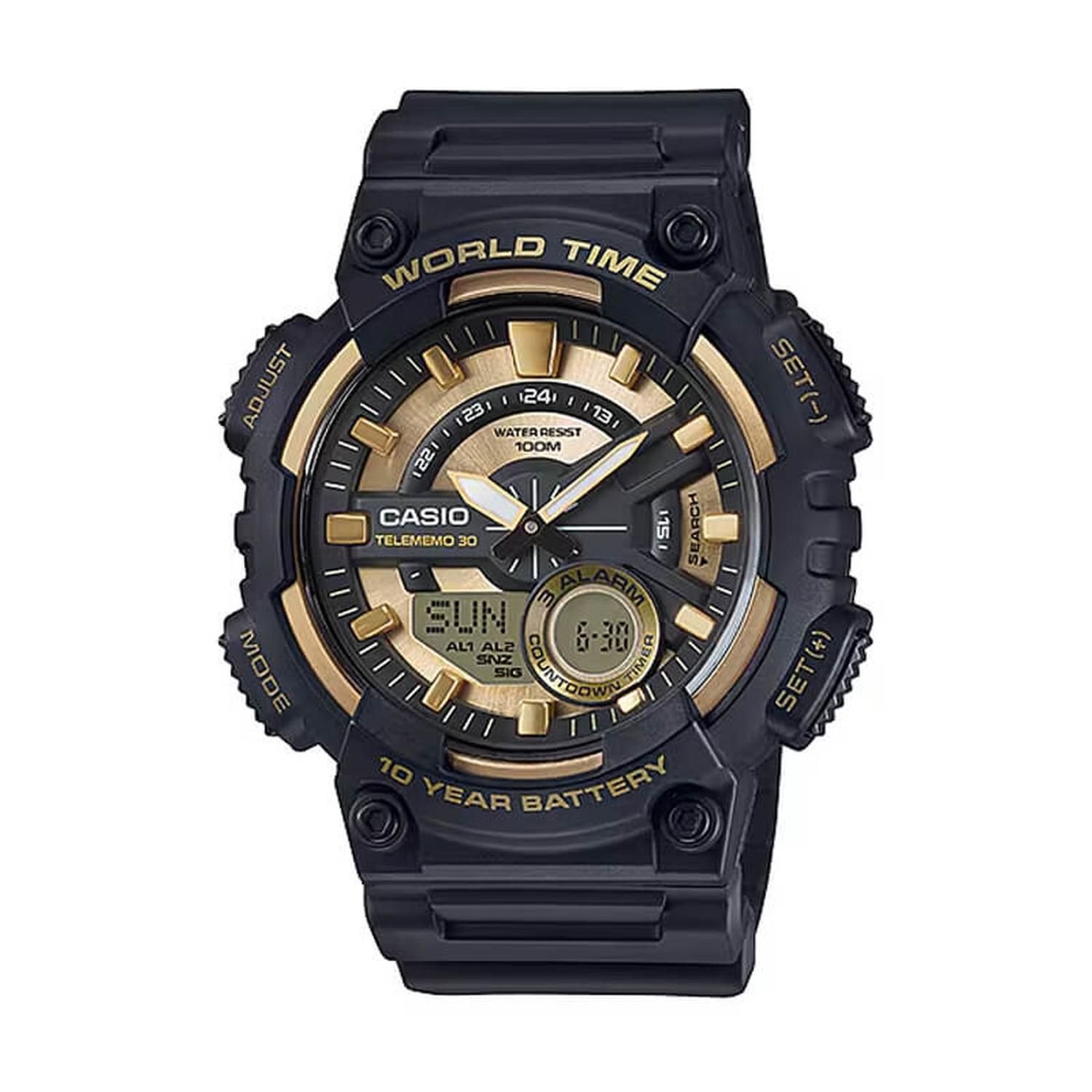 RELOJ ANALOGO DIGITAL CASIO HOMBRE AEQ-110BW-9AVDF - 1