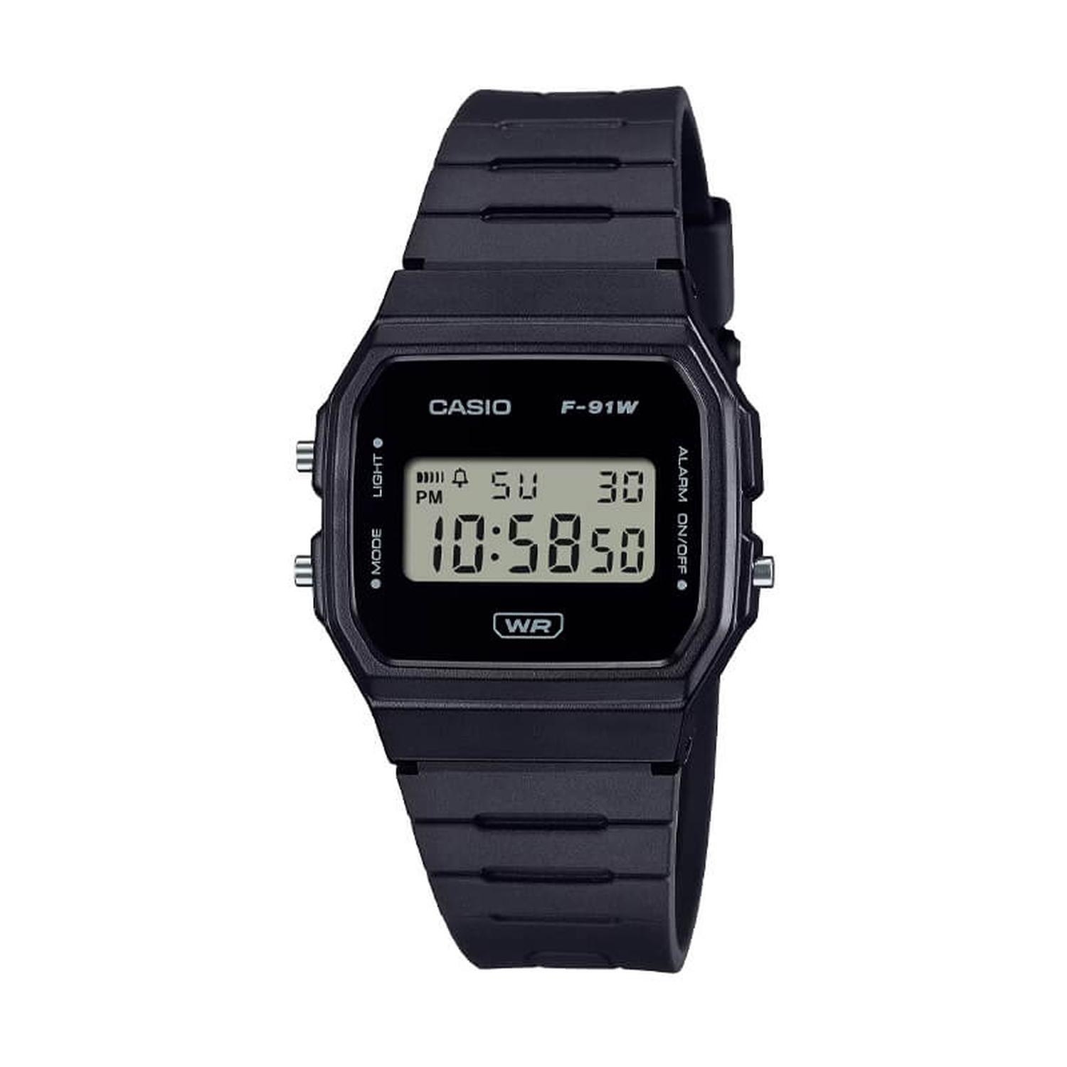 RELOJ DIGITAL CASIO UNISEX F-91WB-1A - 1