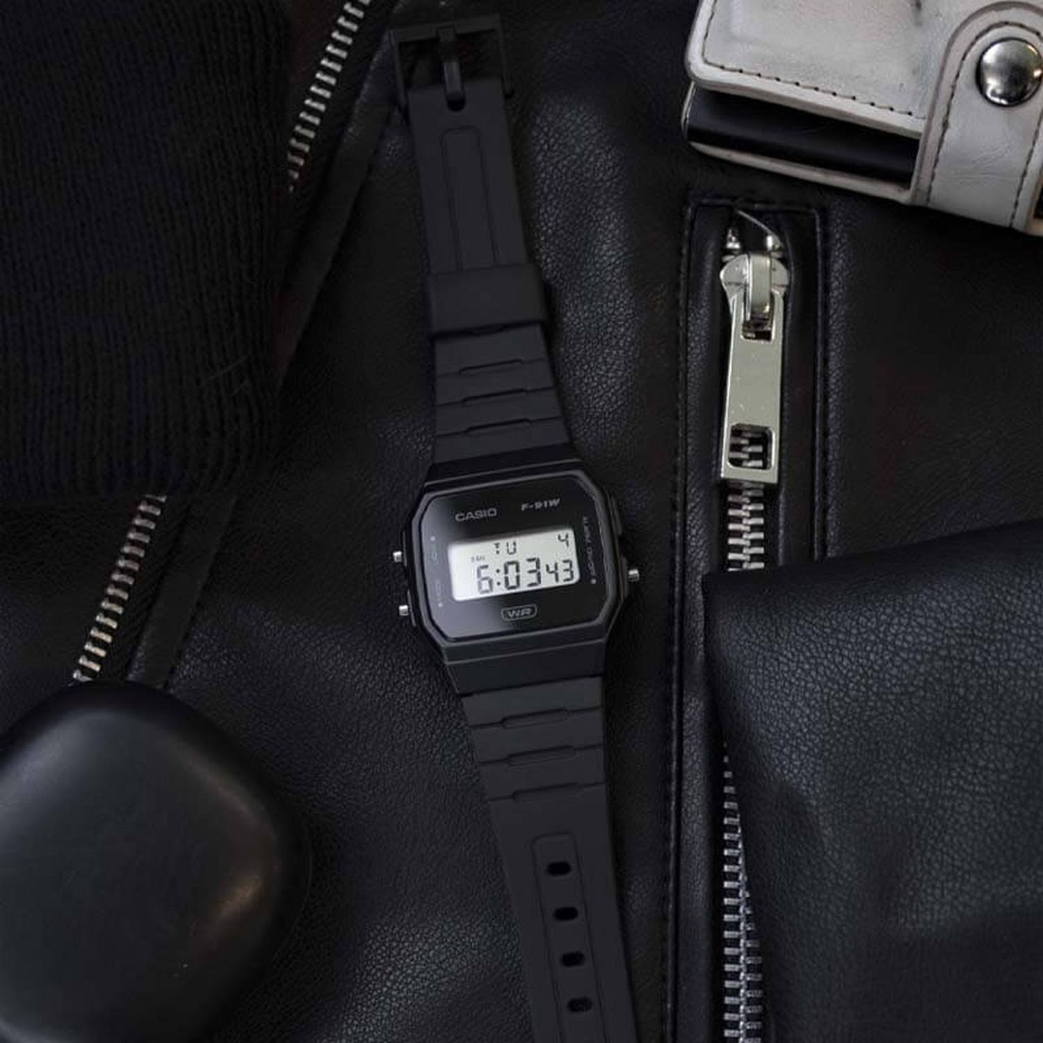 RELOJ DIGITAL CASIO UNISEX F-91WB-1A - 2
