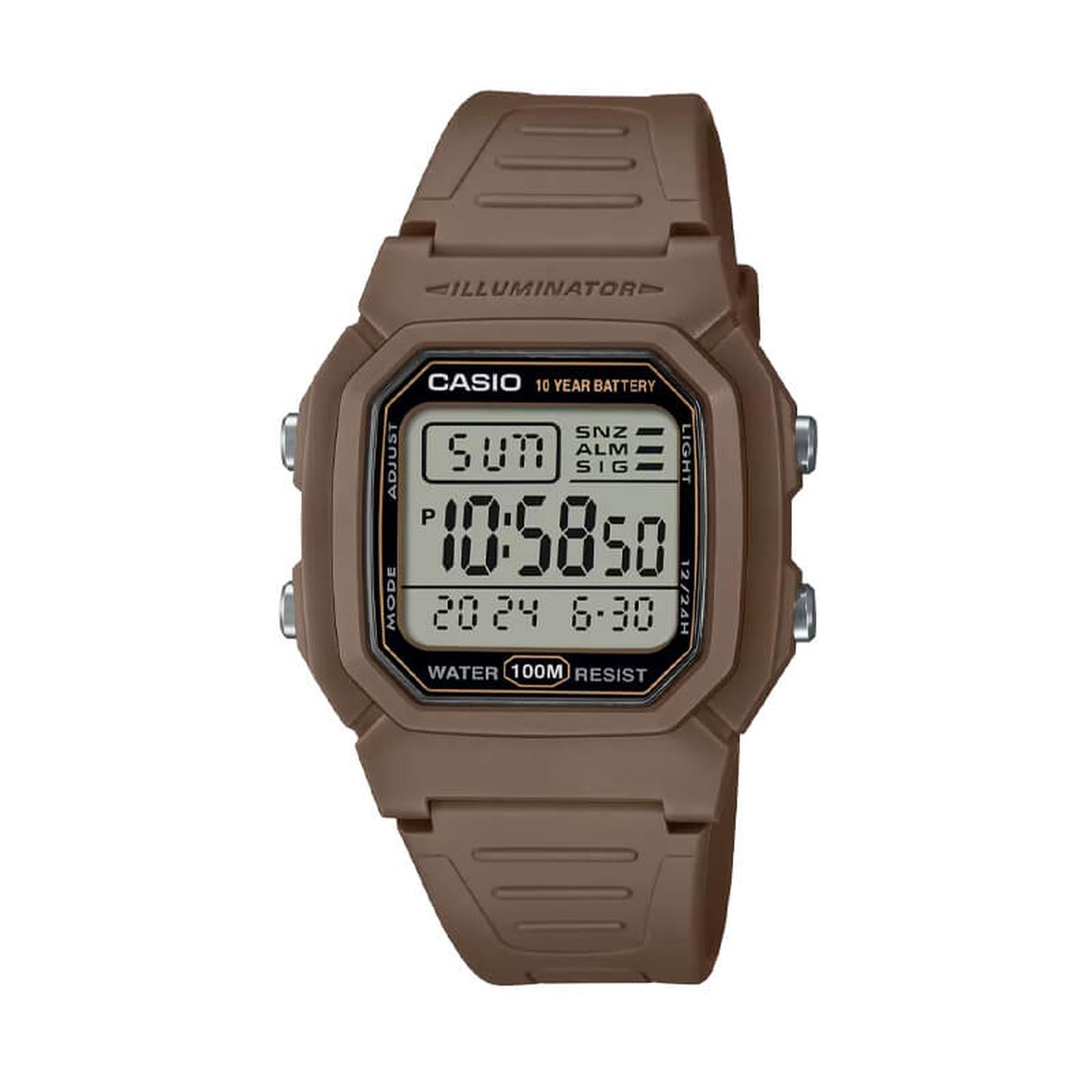 RELOJ DIGITAL CASIO UNISEX W-800H-5A - 1