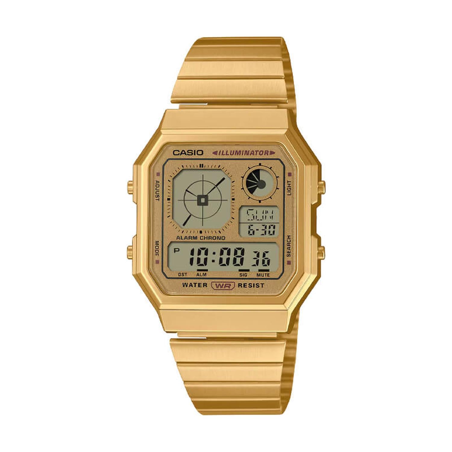 RELOJ DIGITAL CASIO UNISEX A130WEG-9A - 1