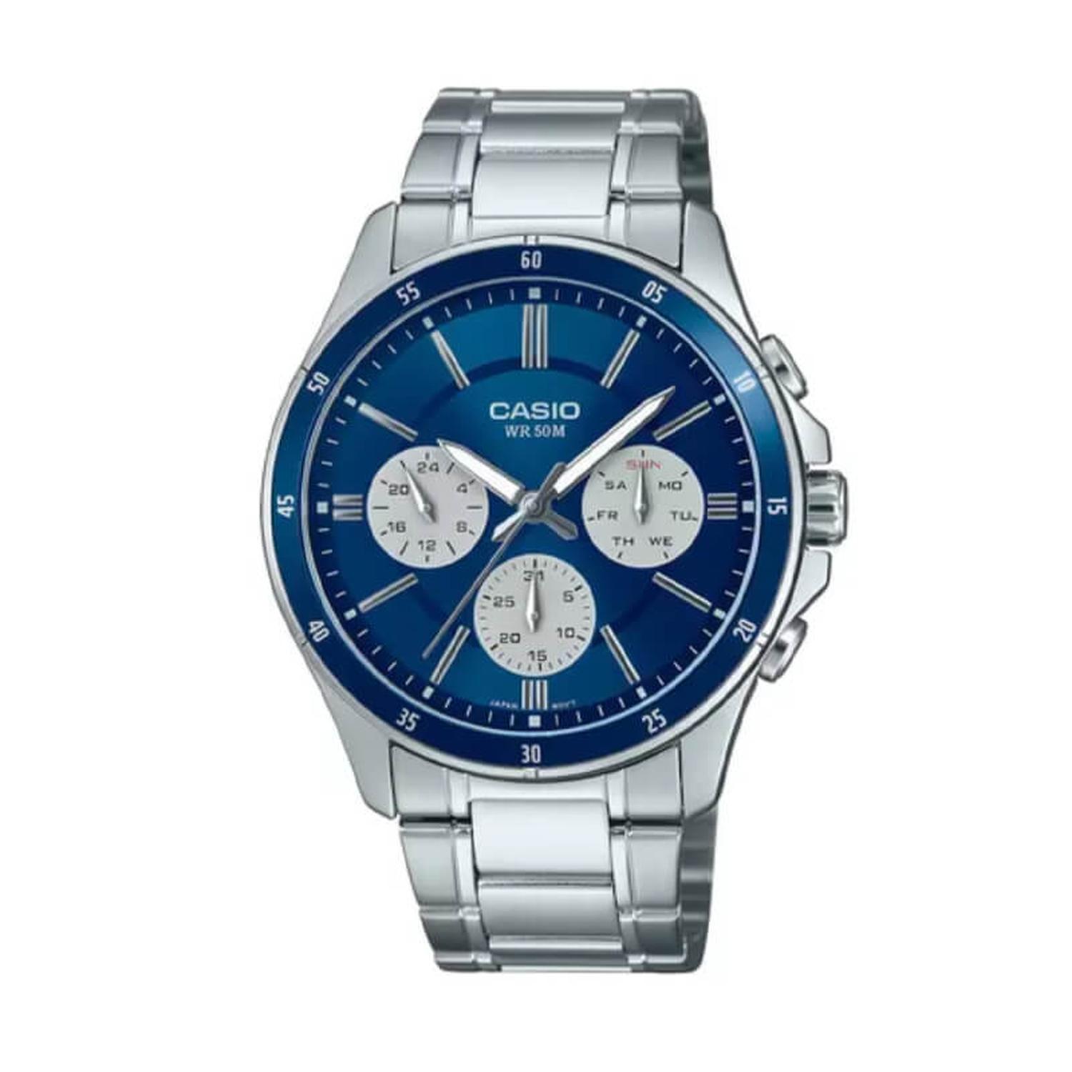 RELOJ ANALOGO CASIO HOMBRE MTP-1374D-2A3V - 1
