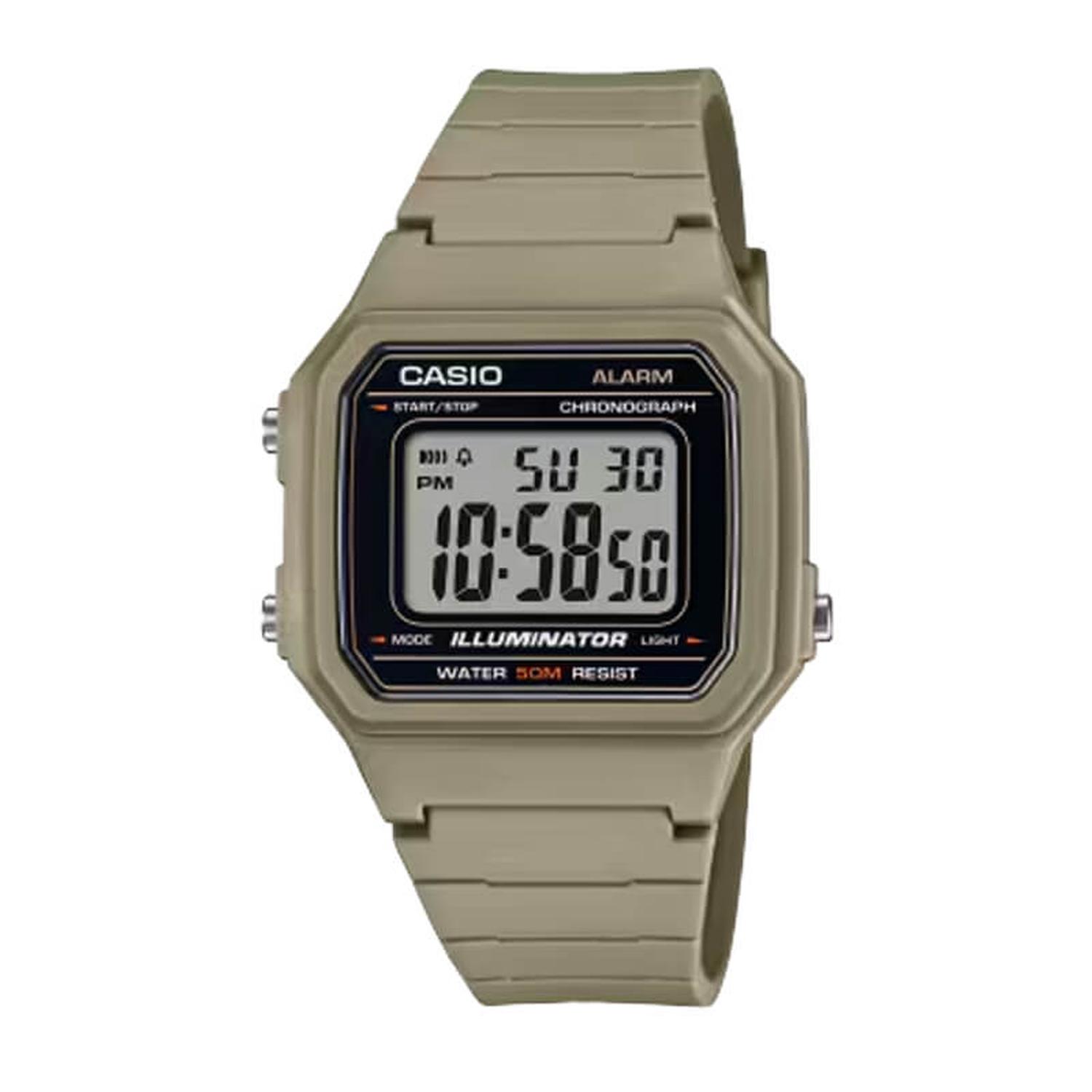 RELOJ DIGITAL CASIO HOMBRE W-217H-5A - 1
