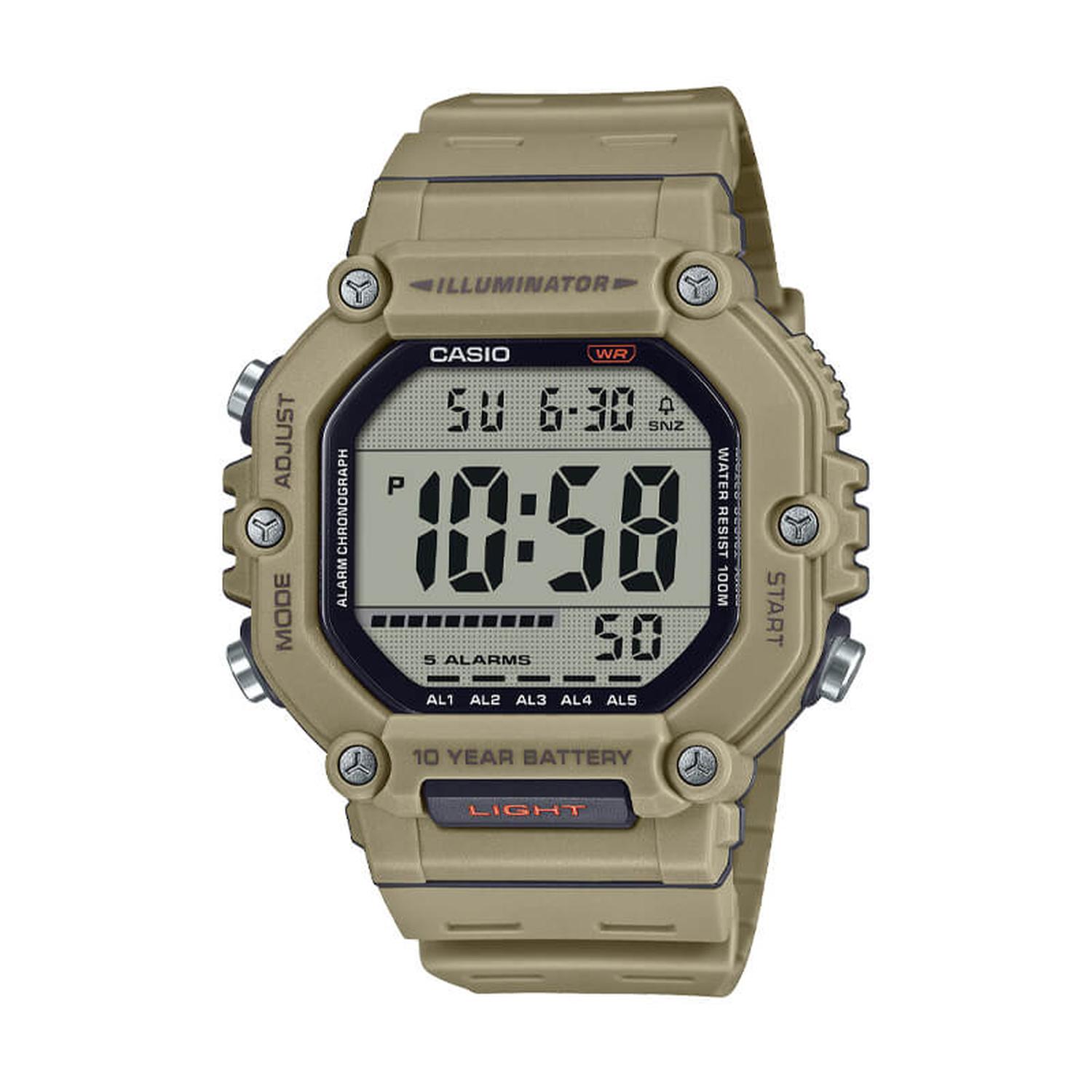 RELOJ DIGITAL CASIO HOMBRE AE-1600H-5AVDF - 1