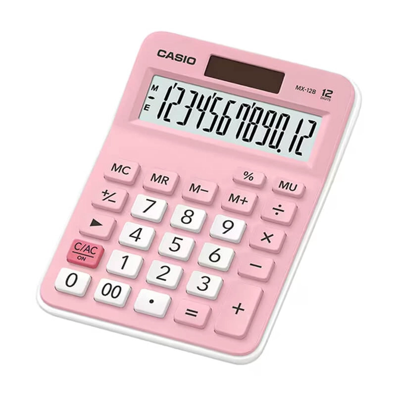 CALCULADORA DE ESCRITORIO CASIO MX-12B-PK - 1