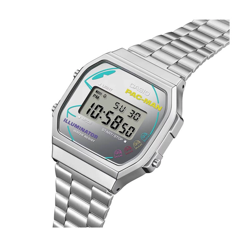 RELOJ DIGITAL CASIO UNISEX A168WEPC-7A PAC-MAN - 3