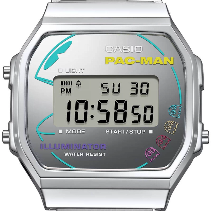 RELOJ DIGITAL CASIO UNISEX A168WEPC-7A PAC-MAN - 4