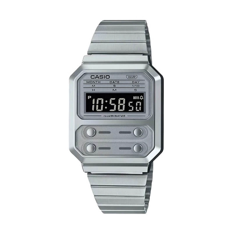 RELOJ DIGITAL CASIO UNISEX A100WE-7B - 1