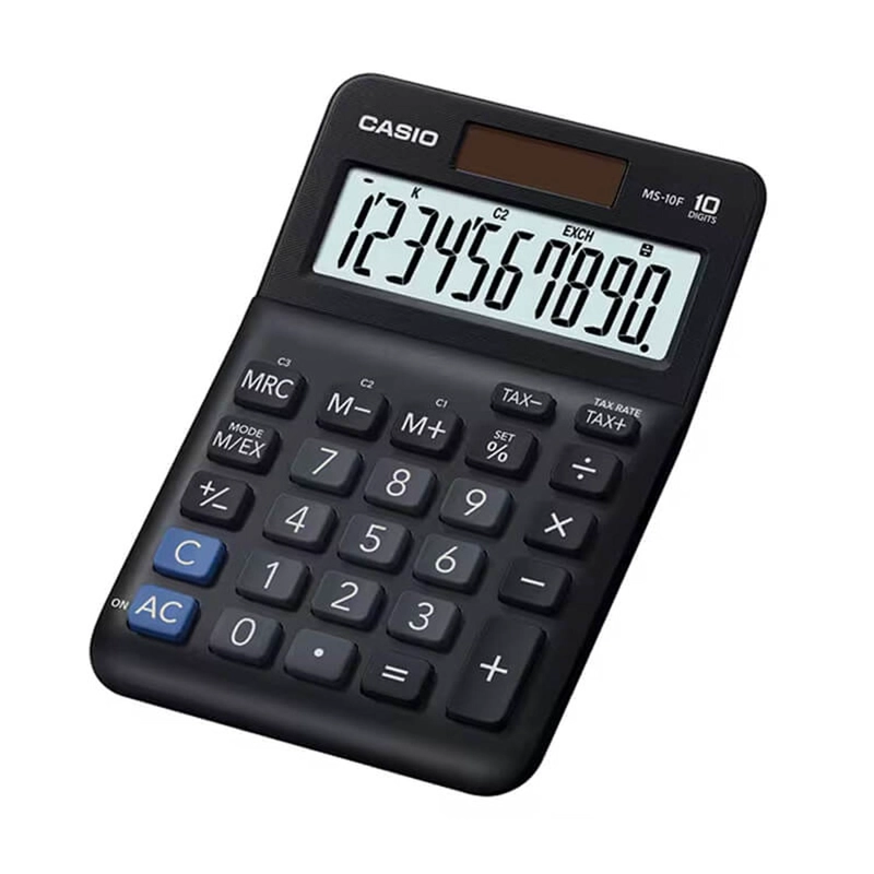 CALCULADORA DE ESCRITORIO CASIO MS-10F-W - 1