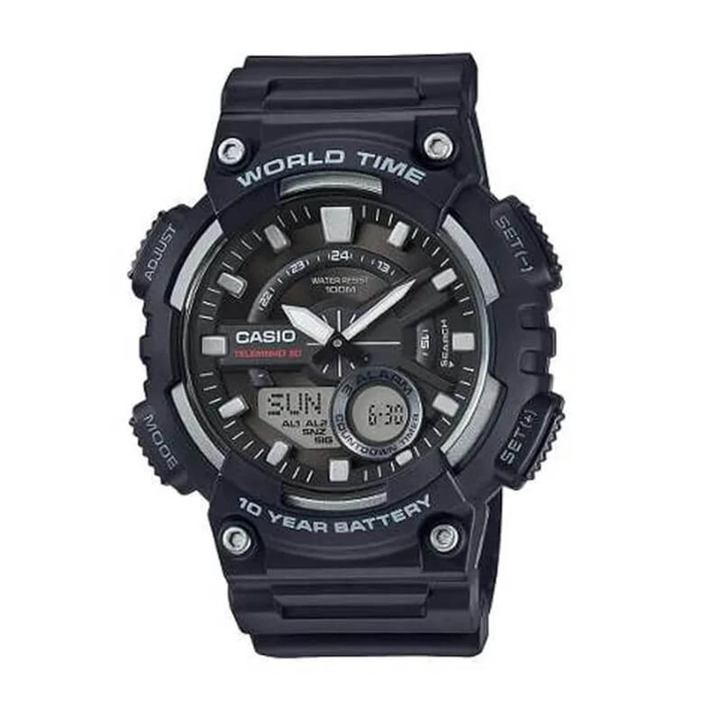 RELOJ ANALOGO DIGITAL CASIO HOMBRE AEQ-110W-1AVDF - 1