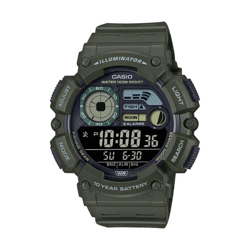 RELOJ DIGITAL CASIO HOMBRE WS-1500H-3BVDF - 1