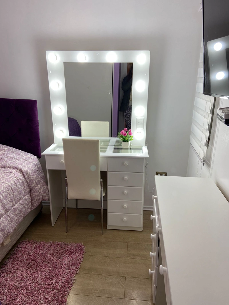 TOCADOR CREAFAVA ESTILO HOLYWOOD 1 MT - 4