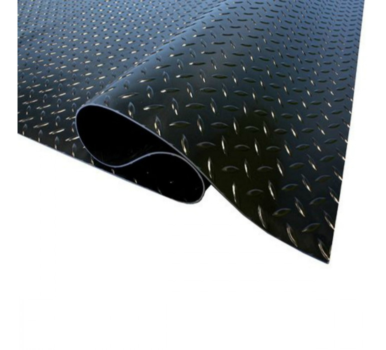 PISO DE GOMA SIGNET DIAMANTADO 3 MM ROLLO 1M X 2M - 2