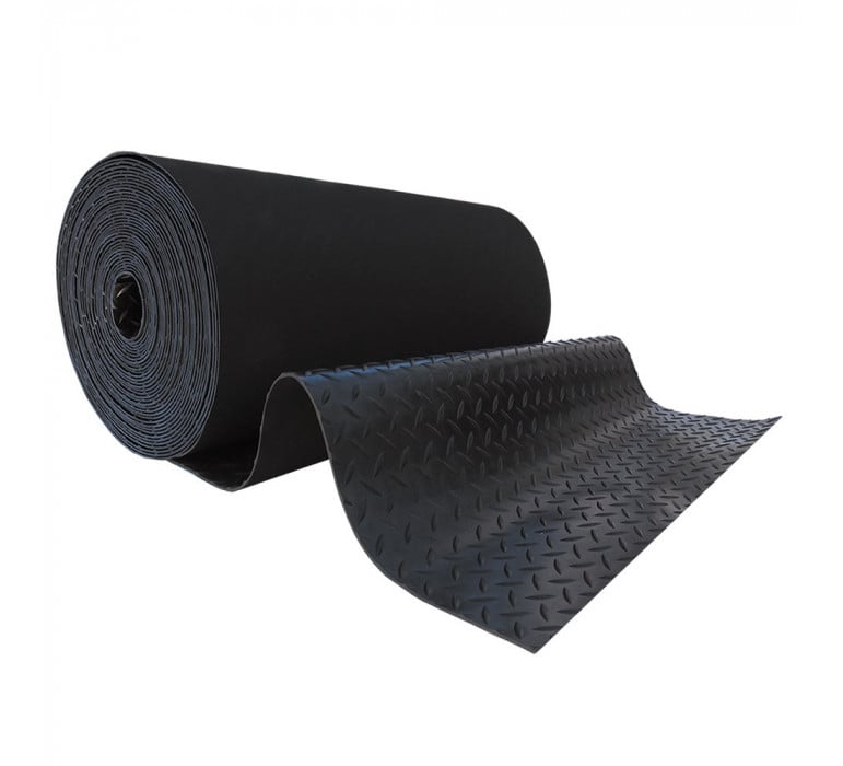 PISO DE GOMA SIGNET DIAMANTADO 3 MM ROLLO 1M X 5M - 3