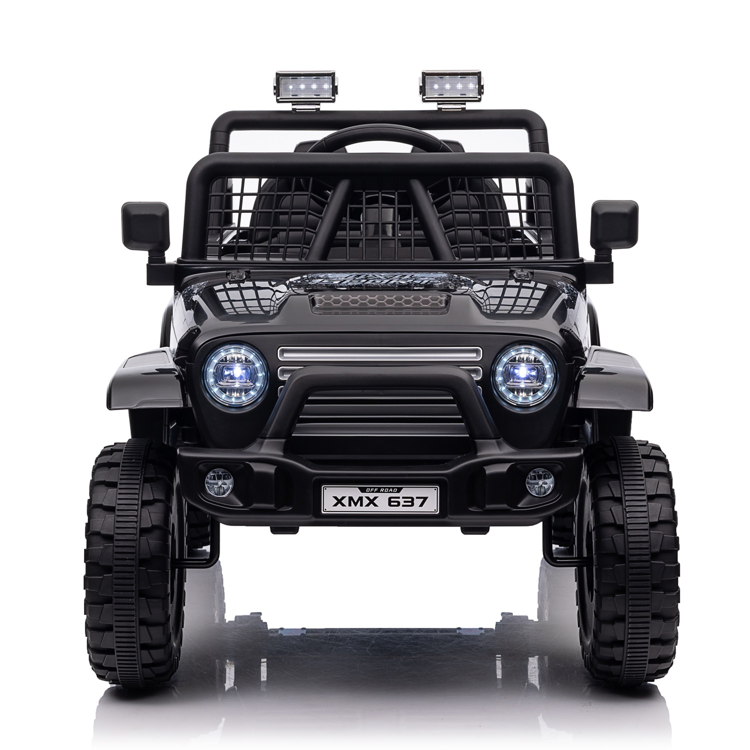 VEHICULO INFANTIL 12V NEGRO - 1