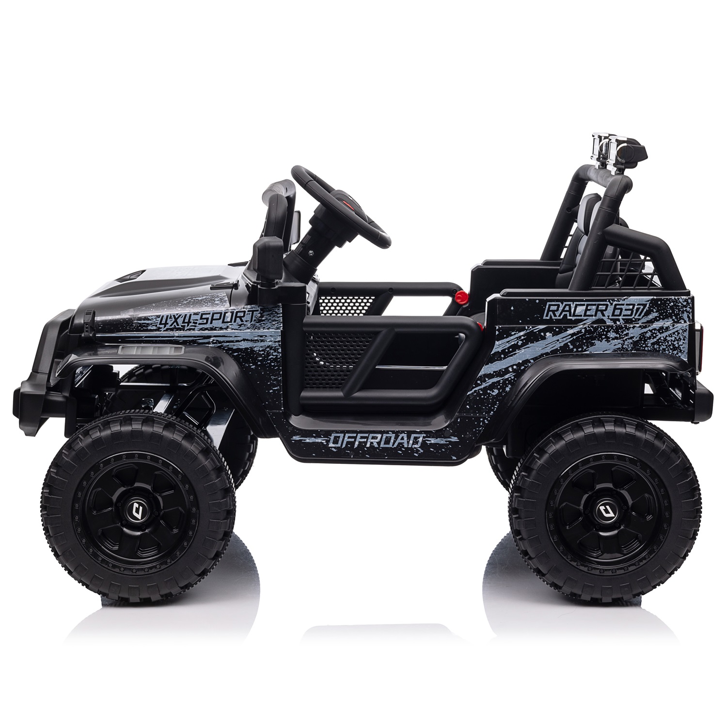 VEHICULO INFANTIL 12V NEGRO - 2