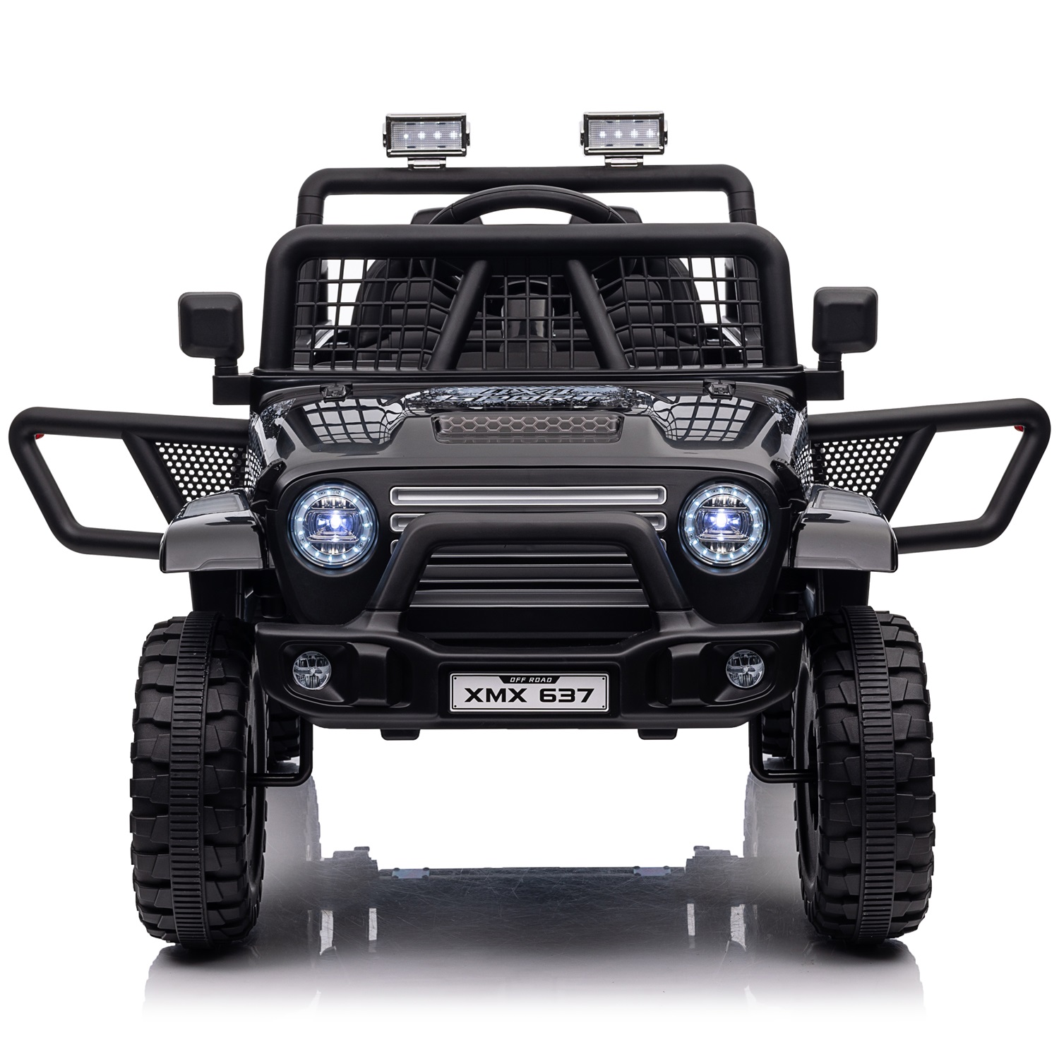 VEHICULO INFANTIL 12V NEGRO - 4